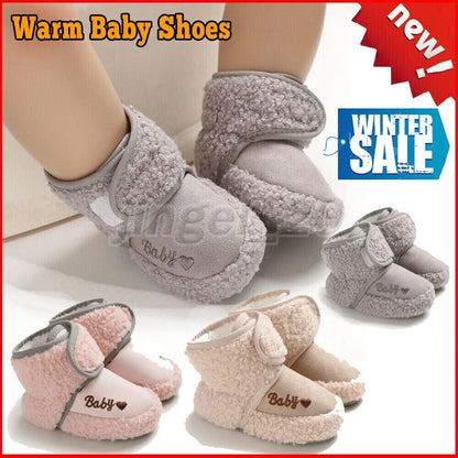 Stivali da culla in peluche per neonati e bambini, pantofole antiscivolo per neonati e bambini, scarpe per neonati.