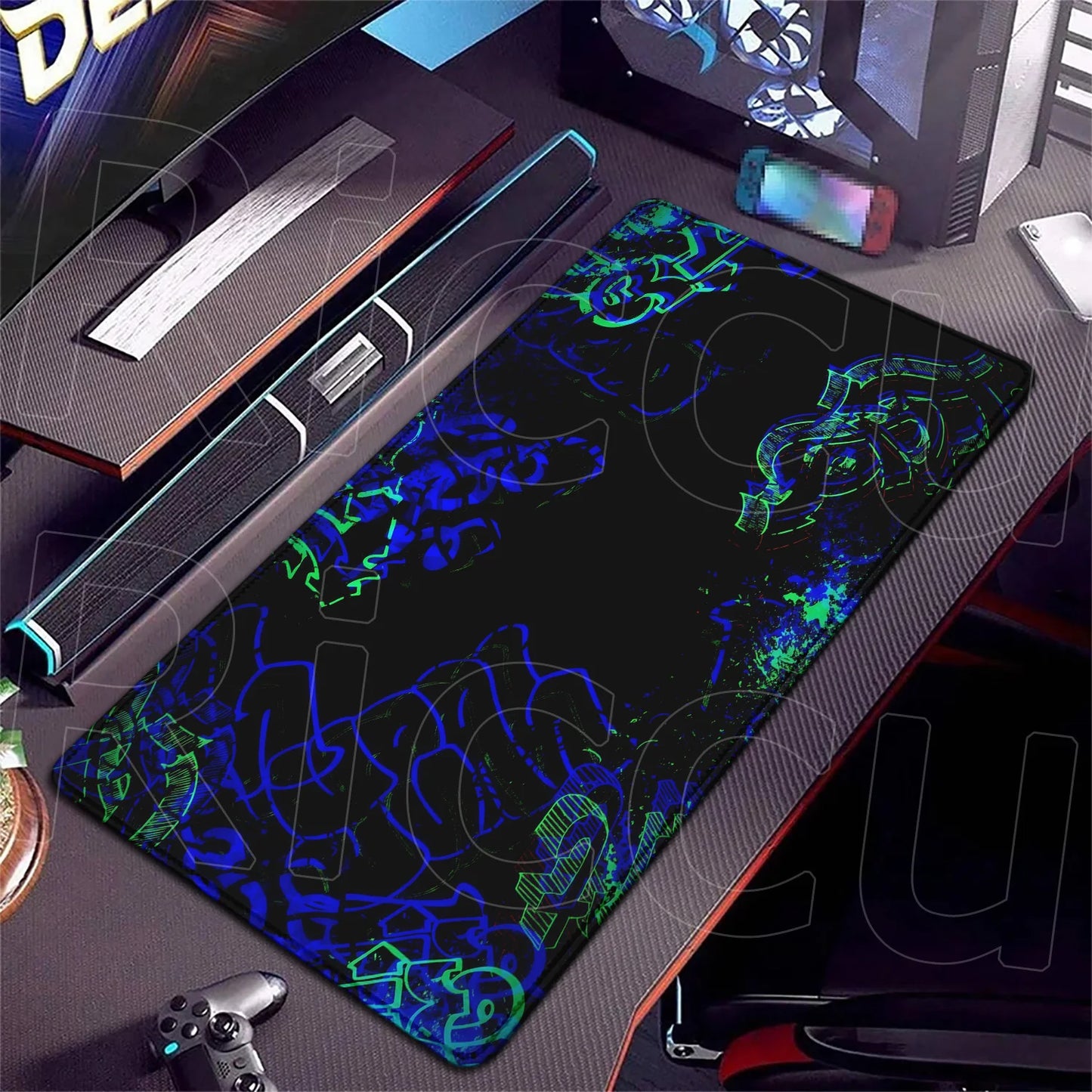 HD 400x900mm Street Graffiti Art Gaming Mouse Pad Table Pad Mousepad XXL Computer expand Rubber accessories Keyboard Desk mat