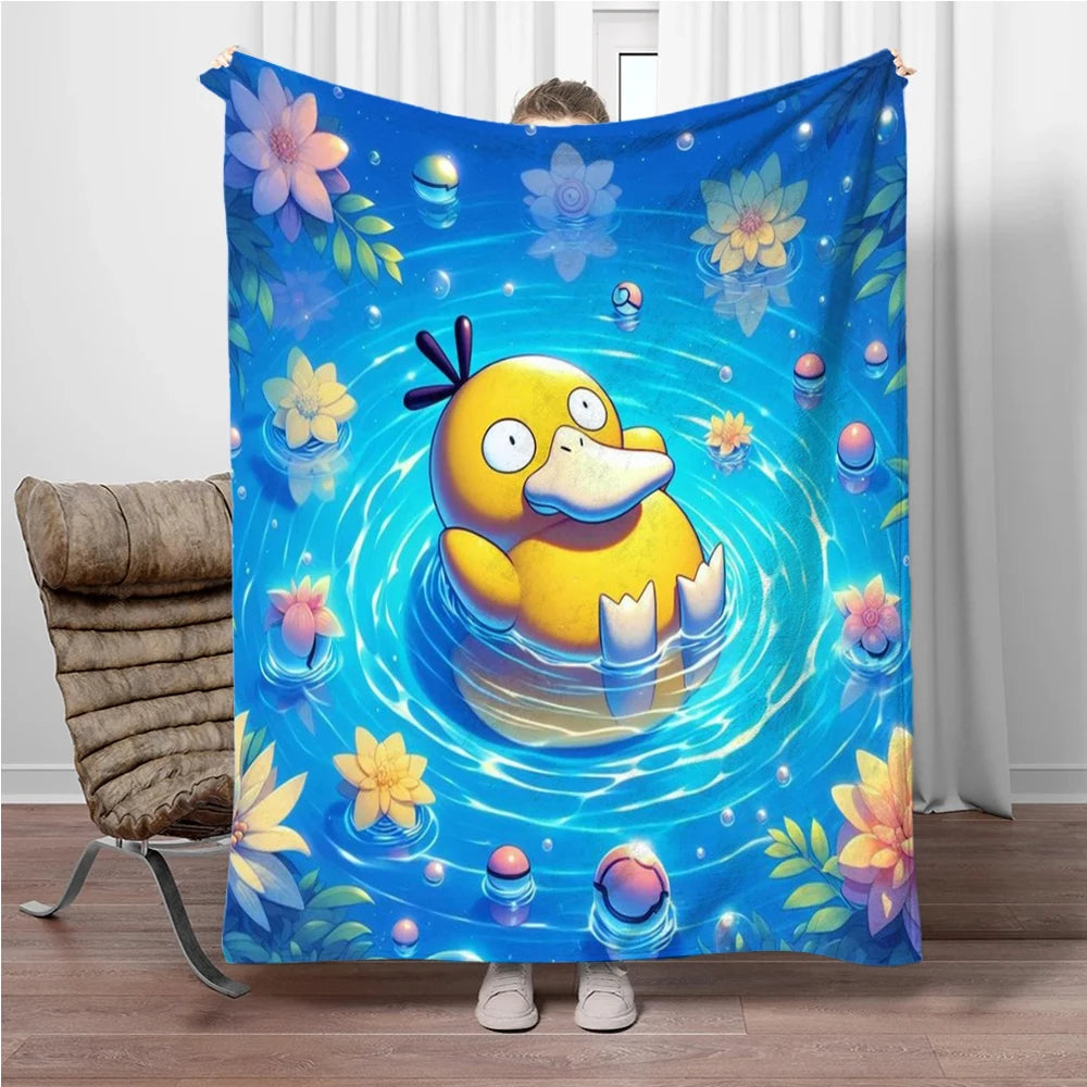 Coperte calde e morbide per bambini con Charizard dei cartoni animati giapponesi, perfette come copridivano, copriletto o regalo di compleanno.