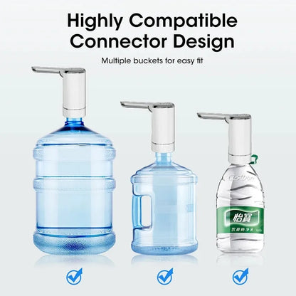 Distributore d'acqua Pompa per acqua Pompa per bottiglia elettrica Mini pompa per acqua portatile USB Pieghevole Distributore d'acqua automatico per uso domestico