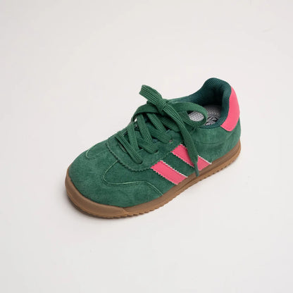 Nuove scarpe casual per bambini primavera autunno, maschietti e femminucce, scarpe di qualità in vera pelle di maiale, scarpe morbide per camminare.