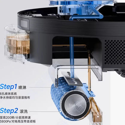 Ecovacs X11 OMNICYCLONE Chinese version vacuum cleaner PowerBoost load 19500Pa suction without bag station