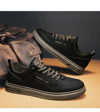 Nuove scarpe in tessuto versatili e di tendenza da uomo, nuove scarpe bianche traspiranti per la primavera, scarpe sportive e per il tempo libero da uomo, scarpe alla moda