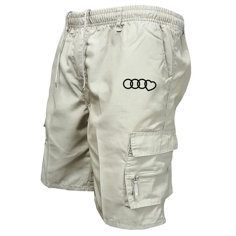Nuovi pantaloncini cargo da uomo 2024, pantaloncini con multitasche, comodi, alla moda, casual, estivi, per attività all'aperto, abbigliamento sportivo mimetico.