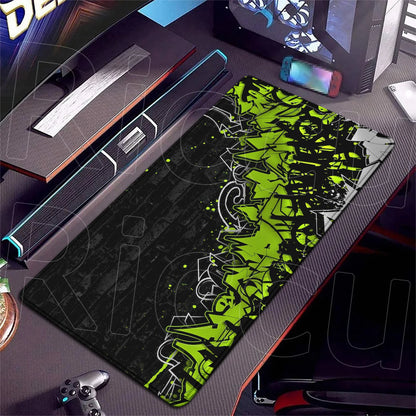 HD 400x900mm Street Graffiti Art Gaming Mouse Pad Table Pad Mousepad XXL Computer expand Rubber accessories Keyboard Desk mat