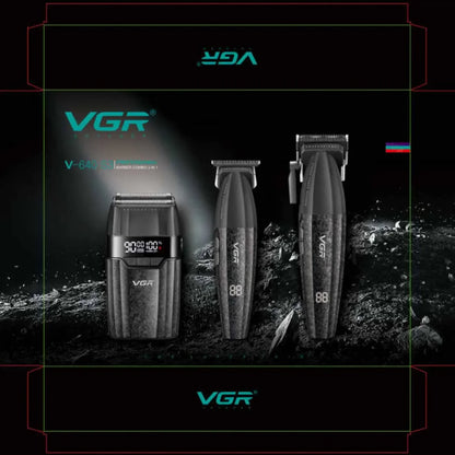 VGR Hair Trimmer Professional 9000 RPM Hair Clipper Cordless Hair Cutting Machine Rechargeable Metal Trimmer for Men V-640 S3