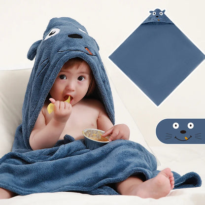 Asciugamani per neonati, accappatoio assorbente da doccia, asciugamano con cappuccio, accappatoio da bagno per bambini, poncho per bambini, articoli per neonati, coperte, fasce per neonati