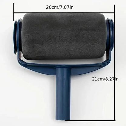 1Pcs Paint Roller Brush - Handheld Paint Roller - Cleaning Paint Roller - Roller Tool For Painting Room Walls Ceilings Floors
