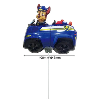 Paw Patrol Themed Balloon Cartoon police cars Fire engines Dog for Children's Birthday Party Decoration Supplies Gift Toys