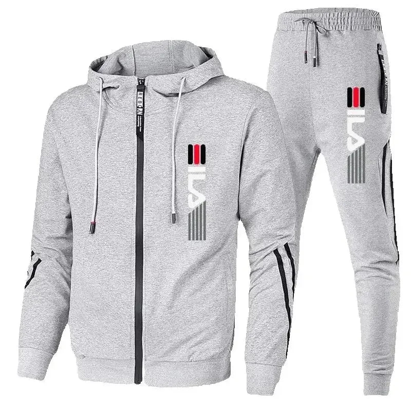 Men's Sportswear Set for Spring and Autumn 2025: Casual Sports Jacket + Sports Pants, Jogging Fashion and Stylish Sports Suit