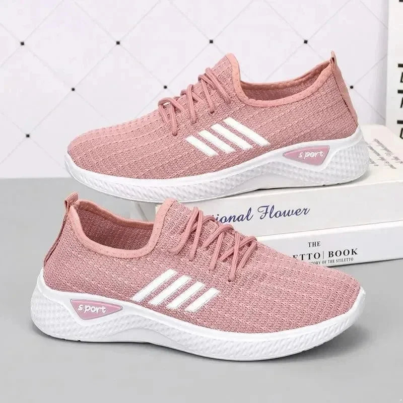 Scarpe da corsa da donna, scarpe da ginnastica per adulti, scarpe a rete, scarpe da ginnastica comode e morbide da donna, scarpe casual traspiranti