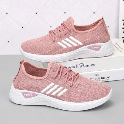 Scarpe da corsa da donna, scarpe da ginnastica per adulti, scarpe a rete, scarpe da ginnastica comode e morbide da donna, scarpe casual traspiranti