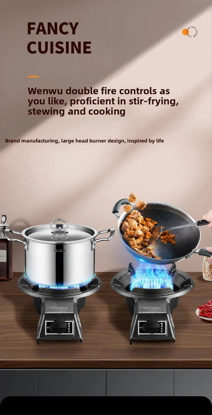 Cucina domestica Energia Fierce Stufa Ristorante commerciale Risparmio energetico Stufa a gas Alta temperatura Stufa singola