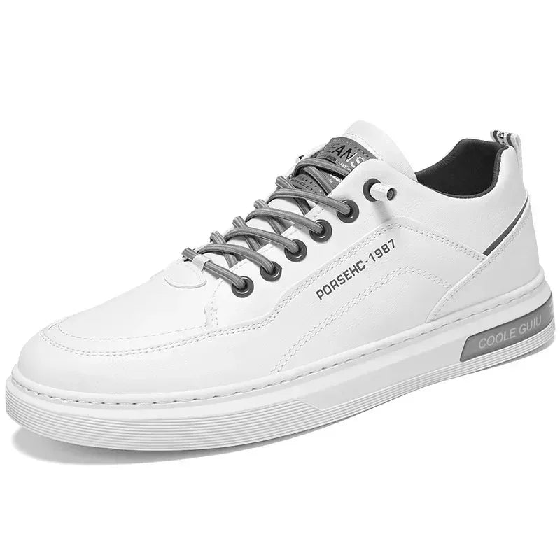 Nuove scarpe in tessuto versatili e di tendenza da uomo, nuove scarpe bianche traspiranti per la primavera, scarpe sportive e per il tempo libero da uomo, scarpe alla moda