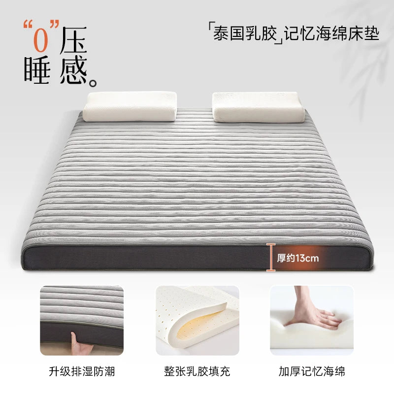 Materasso in memory foam e lattice, materassi pieghevoli, materassini per dormire, materassini 80x190, 90x200, 100x200, 120x200, 150x200, 180x200, 200x220 cm.