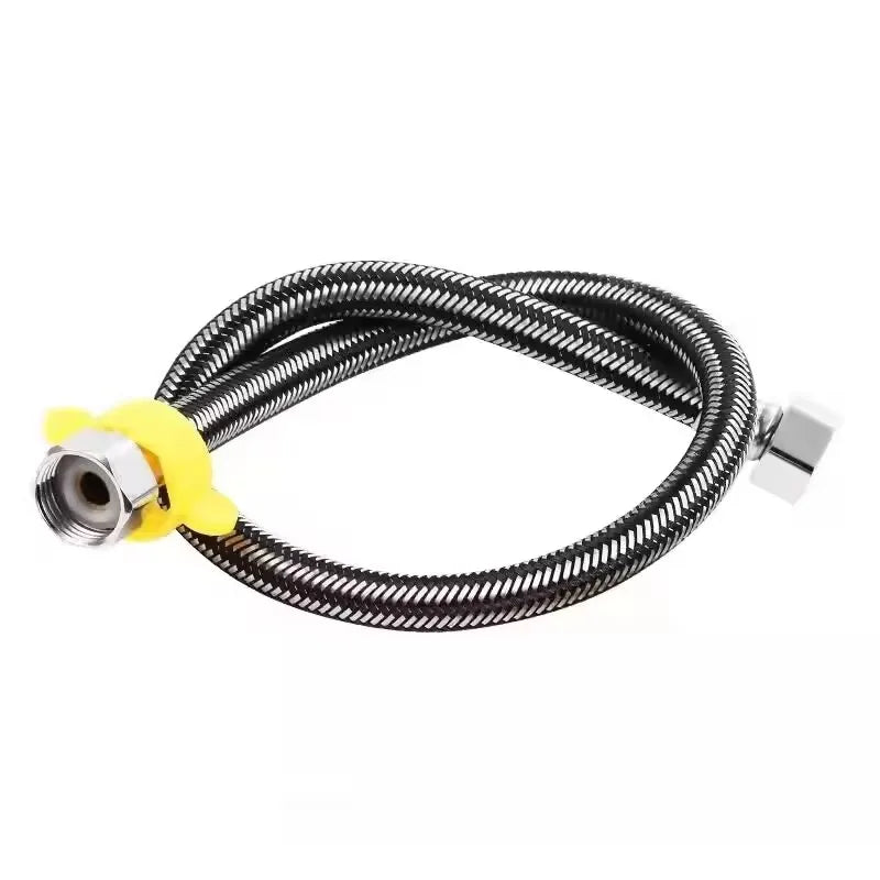 20/40/60/100/150/200cm G1/2'' Plumbing Explosion-Proof Flexible Braided Hose Anti-Winding Faucet Water Pipe For Kitchen Bathroom