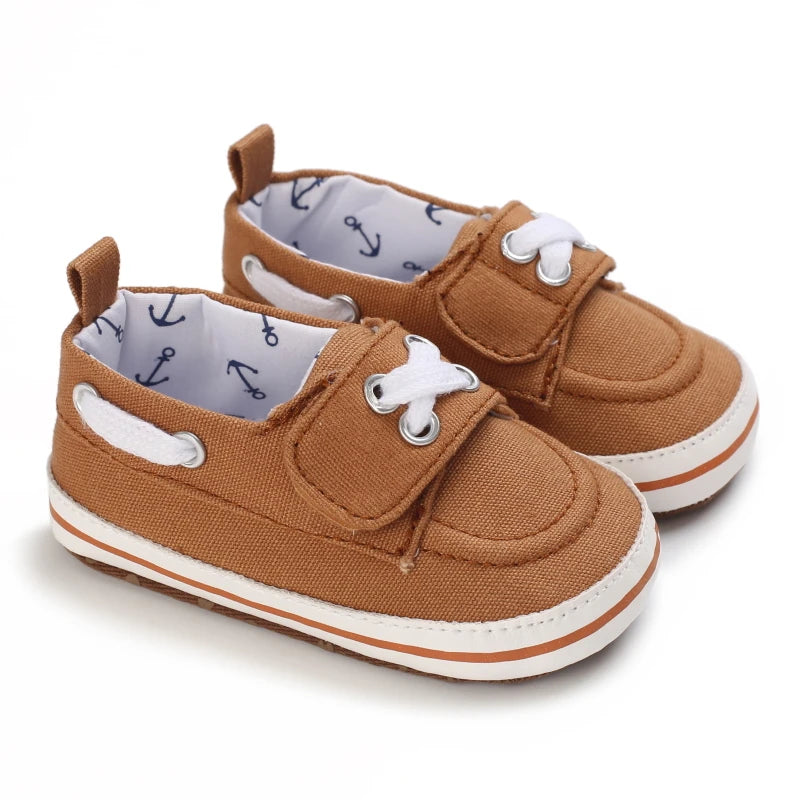 Nuove scarpe marroni per battesimo, scarpe da passeggio per bambini, suola morbida, scarpe da ginnastica per neonati, compleanno, bambini e ragazzi.