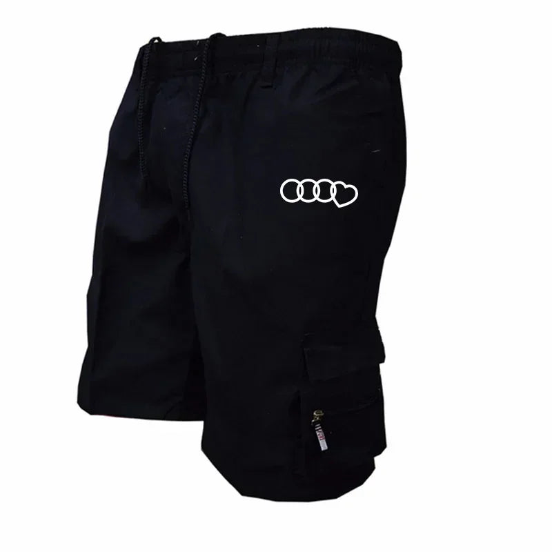 Nuovi pantaloncini cargo da uomo 2024, pantaloncini con multitasche, comodi, alla moda, casual, estivi, per attività all'aperto, abbigliamento sportivo mimetico.