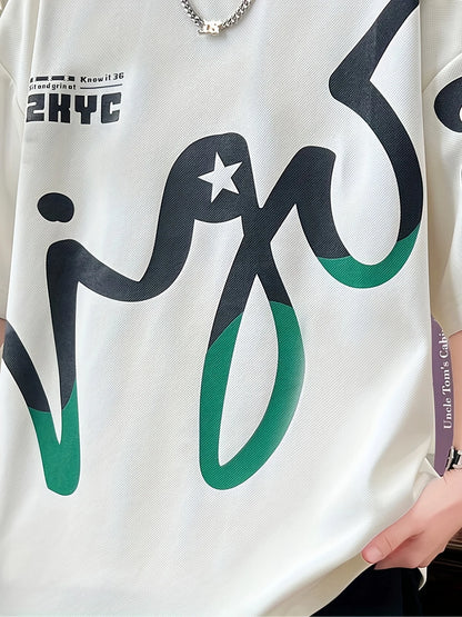 Completo estivo da uomo 2025, abbigliamento sportivo coreano a due pezzi per uomo, abbigliamento da uomo alla moda, set da jogging, set t-shirt + pantaloncini, po