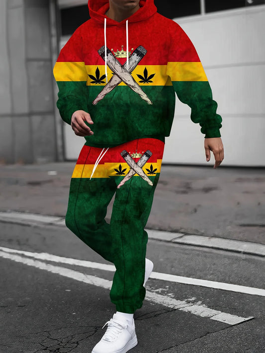 Felpa con cappuccio e stampa 3D HX Fashion Reggae Creator Bob Marley da uomo, casual, streetwear, set di grande successo.