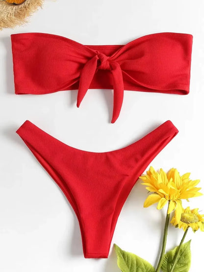 Slip bikini sexy da donna 2025, costume da bagno a vita bassa, tinta unita, perizoma, abbigliamento da spiaggia, costume da bagno brasiliano estivo