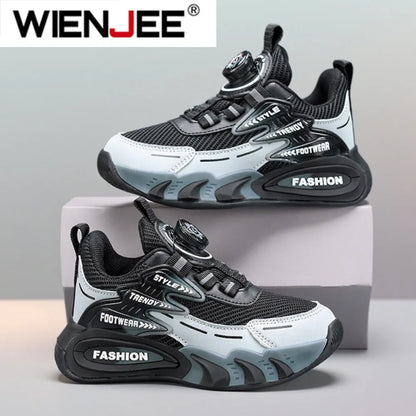 Scarpe da ginnastica alla moda per bambini, scarpe casual per la scuola e per camminare, in mesh traspirante, per esterni, per la corsa, lo sport e il tennis.