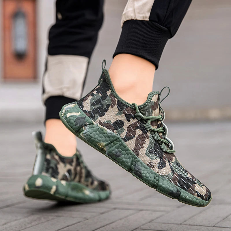 Scarpe da trekking outdoor 2024, calzature estive, scarpe da trail running per uomo e donna, scarpe invernali mimetiche per ragazzi, Atacs Camo Mountain