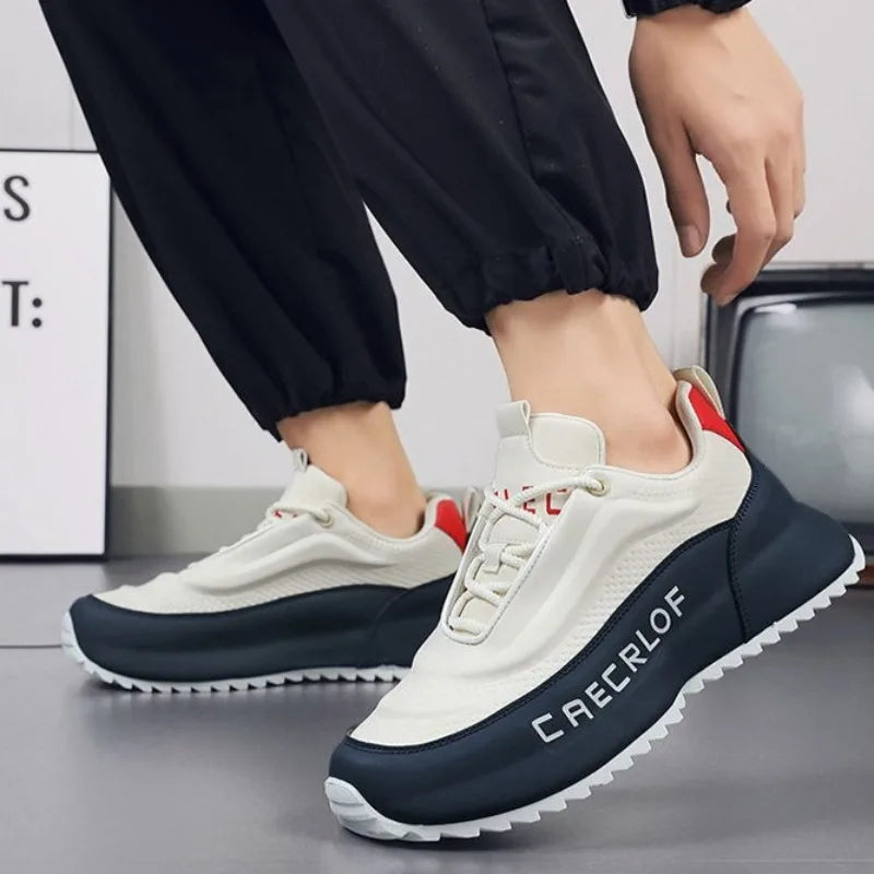 Scarpe da uomo di alta qualità, tendenza moda, scarpe da ginnastica casual da uomo, scarpe da viaggio bianche, taglia grande 48, scarpe da corsa Zapatillas Hombre