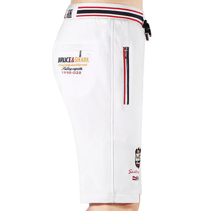 Nuovi pantaloncini estivi da uomo con elastico in vita, sportivi Bruce&Shark, casual, alla moda, da palestra, traspiranti, per fitness e jogging, taglie forti.