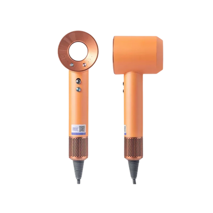 High-power negative ion bladeless hollow hair dryer for household use, dual magnetic suction, high speed.