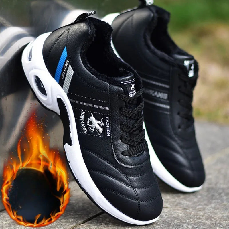 Scarpe da ginnastica da uomo di marca con ammortizzazione ad aria, scarpe da corsa da uomo con plateau, modello 2023, scarpe vulcanizzate in pelle traspirante, zapatos de hombre