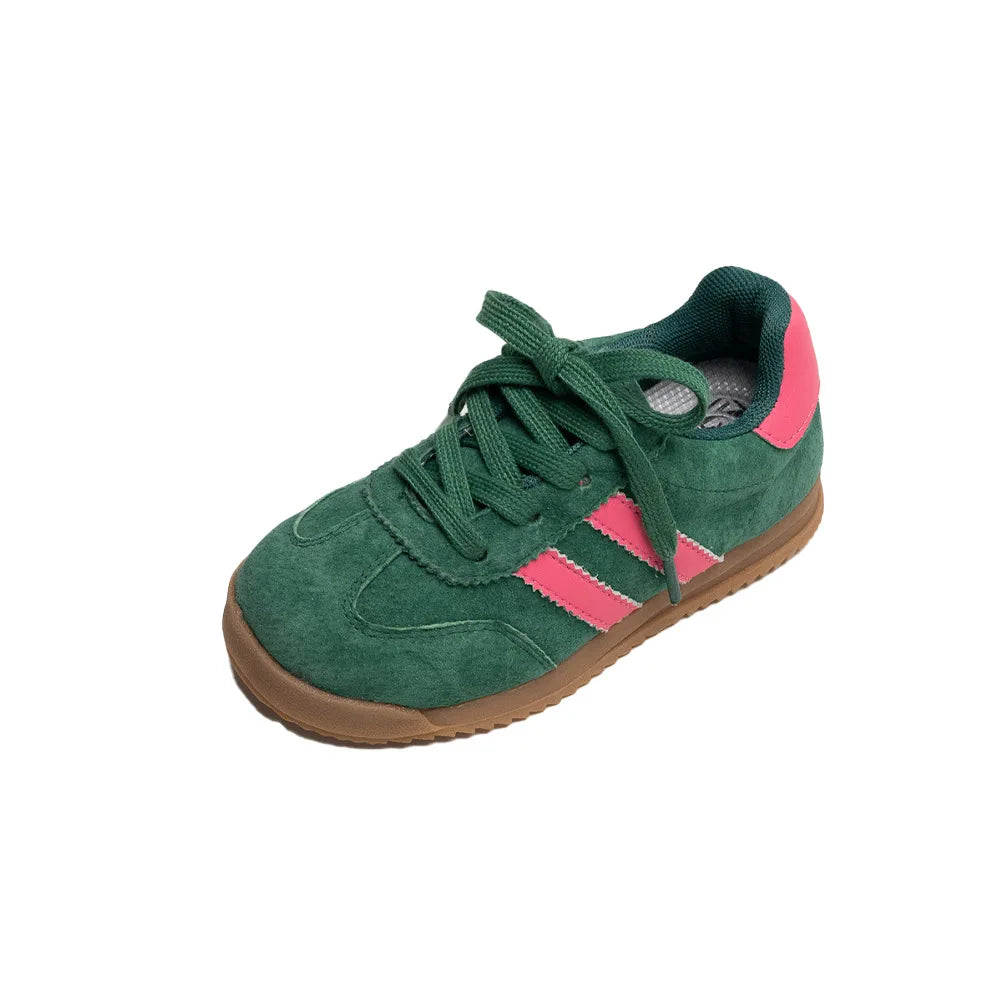 Nuove scarpe casual per bambini primavera autunno, maschietti e femminucce, scarpe di qualità in vera pelle di maiale, scarpe morbide per camminare.
