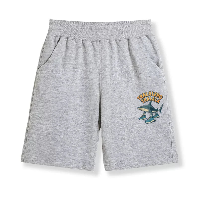 Pantaloncini Brainrot italiani per bambini Pantaloni sportivi per ragazza da ragazzo Tungtungtung Sahur Tralalero Tralala Mezza mutanda