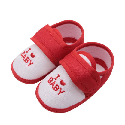 Scarpe per neonati, maschietti e femminucce, casual, antiscivolo, da ginnastica, per bambini piccoli, con motivo classico a lettere, suola morbida, primi passi, per neonati