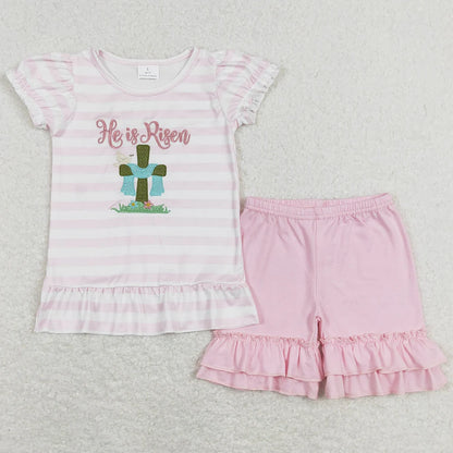 Saldi imperdibili Abiti estivi per bambine Completi estivi alla moda per bambini Abiti da boutique per bambine Abbigliamento carino per bambine piccole Completo a maniche corte