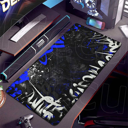 HD 400x900mm Street Graffiti Art Gaming Mouse Pad Table Pad Mousepad XXL Computer expand Rubber accessories Keyboard Desk mat