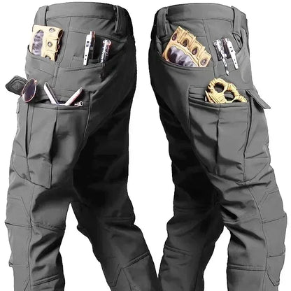Tactical Waterproof Men Camo Set Soft Shell Fleece Winter Combat Suit Windbreak Warm Multi Pocket Outdoors Training Uniform