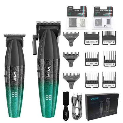 VGR Hair Trimmer Professional 9000 RPM Hair Clipper Cordless Hair Cutting Machine Rechargeable Metal Trimmer for Men V-640 S3