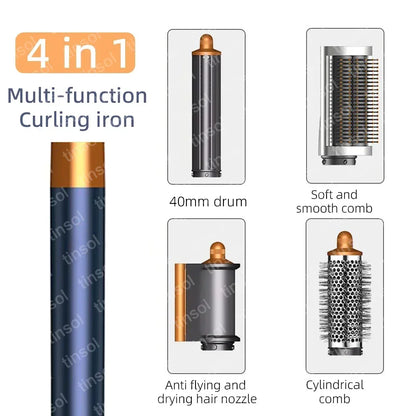 7-in-1 hair dryer set multi-function curling iron hair straightener hot air comb styling set for home salon-like effect