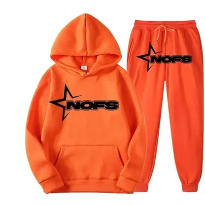 2025 uomo e donna della stessa tendenza moda felpa con cappuccio completo casual due pezzi giacca pantaloni marchio di moda stampa logo taglie S-3XL
