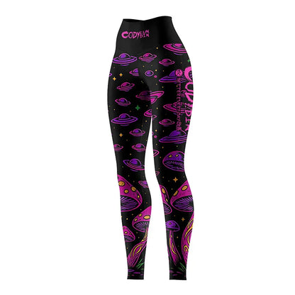 Cody Lundin Custom logo Full Compression Printed Sports Gym Pants Women's  Breathable Quick Dry MMA Grappling Jiu jitsu leggings