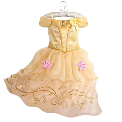 Costume da principessa per bambine, festa di Halloween, cosplay, vestiti per Natale, compleanno, carnevale, travestimento da Rapunzel.