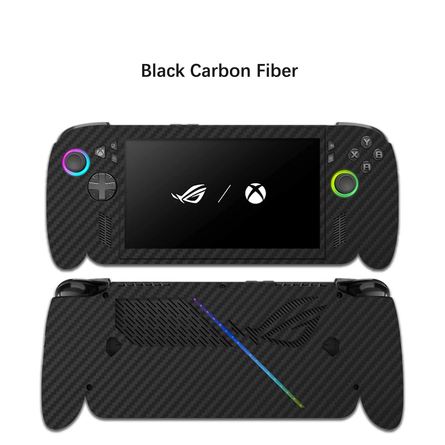 Pellicola protettiva pretagliata 1x Parte superiore + 1x Parte posteriore + Lati per Asus ROG XBOX ALLY X 7" Gen 2025 2024 2023