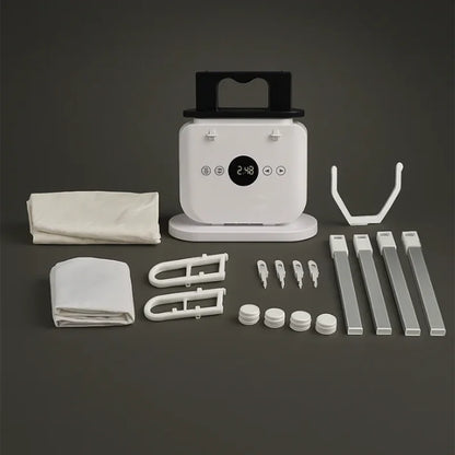 Automatic Clothing Ironing Machine Air Drying Heating Machine Mini Folding Ironing Device Portable Electric Clothes Shoes Dryer