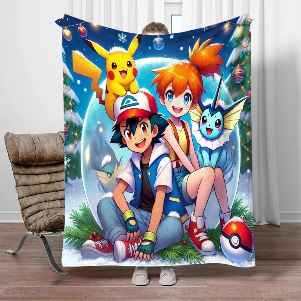Coperte calde e morbide per bambini con Charizard dei cartoni animati giapponesi, perfette come copridivano, copriletto o regalo di compleanno.