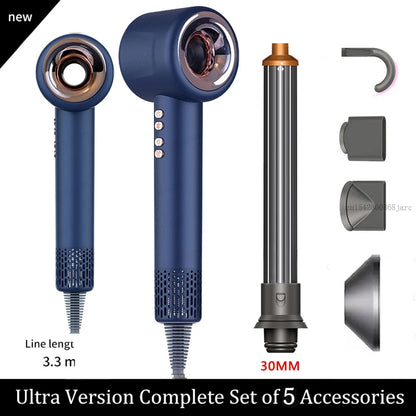 Super Hair Dryer 220V Leafless Hair dryer Personal Hair Care Styling Negative Ion Tool Constant Anion Electric Hair Dryers
