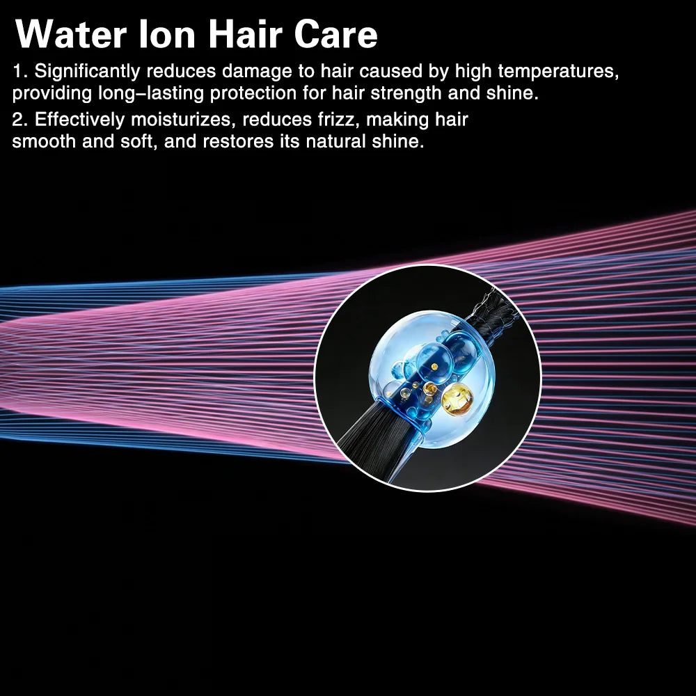 7-in-1 hair dryer set multi-function curling iron hair straightener hot air comb styling set for home salon-like effect
