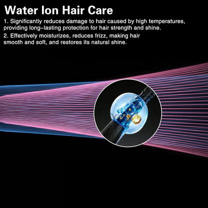 7-in-1 hair dryer set multi-function curling iron hair straightener hot air comb styling set for home salon-like effect