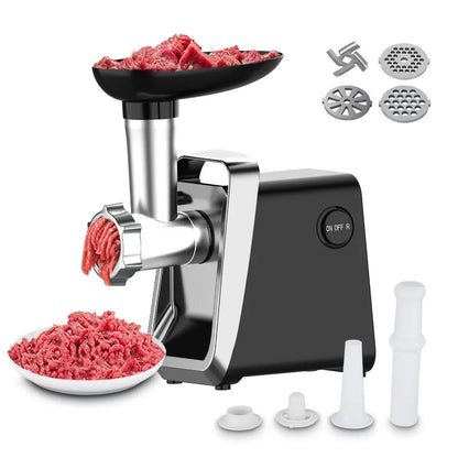 Electric Meat Grinder Multi-functional Household Meat Mincer Sausage Grinder Stainless Steel Food Processor Sausage Stuffer