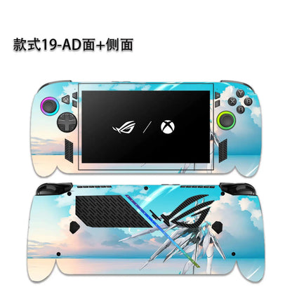 Pellicola protettiva pretagliata 1x Parte superiore + 1x Parte posteriore + Lati per Asus ROG XBOX ALLY X 7" Gen 2025 2024 2023